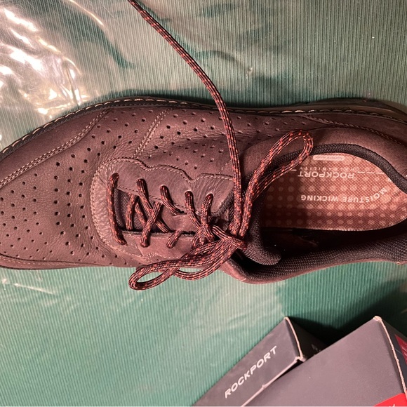 Rockport Men’s Snickers Leather Brown size 11. Adiprene by Adidas. - Picture 4 of 5